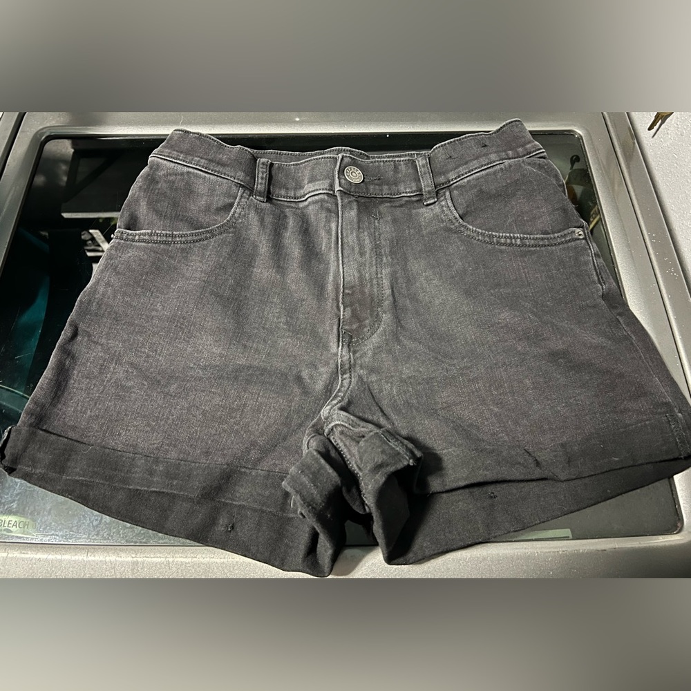 Express High Wasted Denim Shorts